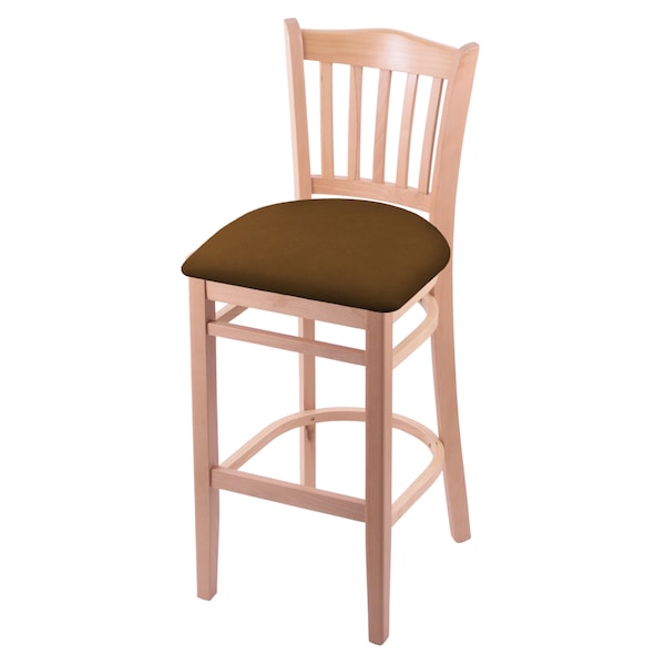 25" Counter Stool, Natural Finish, Canter Thatch Seat